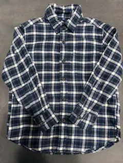 ユニクロ　フランネルチェックシャツ　110