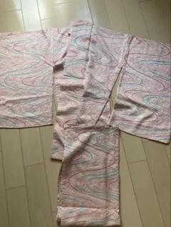 着物　ピンク　絞りのサムネイル