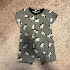 ペンギン柄ロンパース 80cm