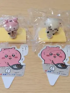 ちいかわ 松屋 古本屋　カニちゃん　ラッコ　 オリジナルフィギュア 鬼辛カレー