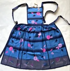 イヴサンローラン 花柄エプロン 三越 日本製 昭和レトロ