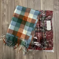 マフラー2点セット(1点は新品)