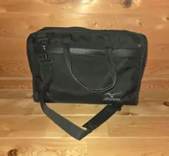 【美品】ミズノ 2WAY ショルダーバッグ ビジネスバッグ ブラック A4収納可のサムネイル