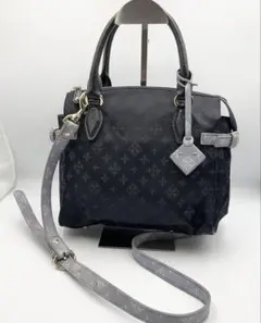 【美品 】russetラシット 2WAY ハンドバッグ ショルダー ネイビーのサムネイル