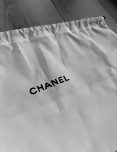 CHANEL シャネル コットン 巾着 ポーチ ノベルティ