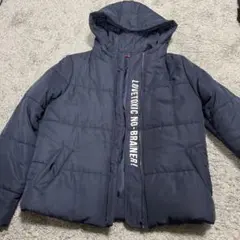 LOVE TOXIC NO BRAINER! 中綿コート ネイビーL