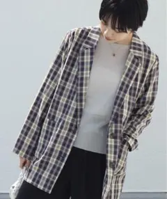 LAVEANGE・チェックテーラードジャケット