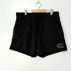 Champion ショートパンツ スゥエット 半ズボン 黒 M