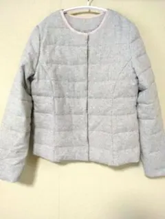 ADAM ET ROPE アダム エ ロペ ノーカラーダウンジャケット