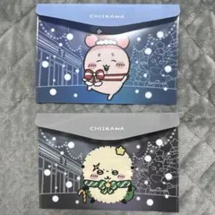 ちいかわ　フラットケース　セブンイレブン　カニちゃん&ラッコ