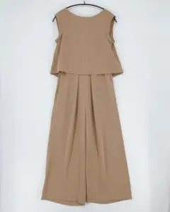 SLOBE IENA スローブイエナ ベージュ ノースリーブ オールインワン