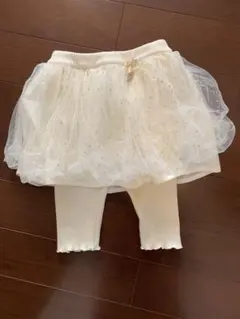 スラップスリップ　110センチ　スカッツ　子供服　フリル　チュール