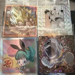 ドラゴンボール キャラクターシール 4枚セット