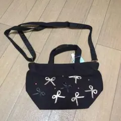 TOCCA 2way ショルダーバッグ ブラック リボンのサムネイル