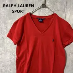 RALPH LAUREN SPORT Ｖネック　ワンポイント　ロゴ刺繍　Tシャツのサムネイル