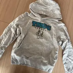 たまごっちコラボユニクロTMGC フード付きパーカー 130サイズ グレー