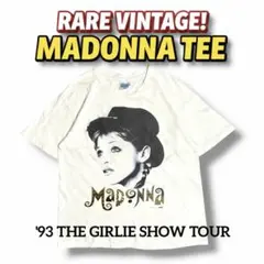 希少 MADONNA マドンナ ザガーリーショウ ヴィンテージ Tシャツ L 