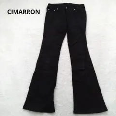 CIMARRON　ブーツカットデニム　スタイリッシュ　黒
