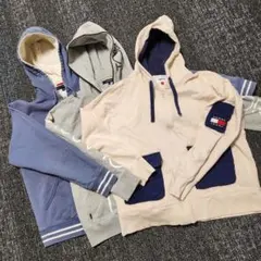 と*ん様 TOMMY HILFIGER オーバーサイズパーカー XL3枚セット
