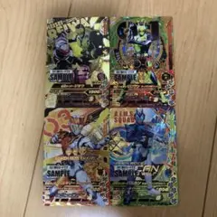 ガンバライジング　サンプルカード4枚セット　バーストライズ1弾