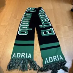 ADRIA マフラー ブラック グリーン