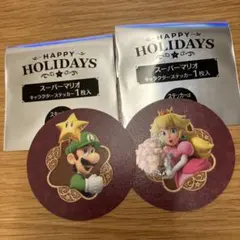 スーパーマリオ ステッカー Joshin特典　2枚