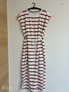 SHEIN ノースリーブストライプワンピース L