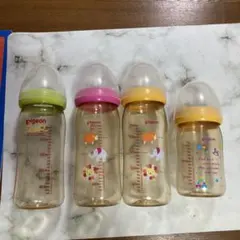 pigeon 哺乳瓶 セット 動物柄
