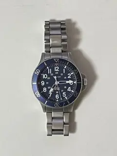 TIMEX ネイビー クォーツ腕時計