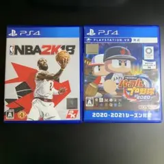 PS4 NBA 2K18 & eBASEBALL 강력한 프로 야구 2020
