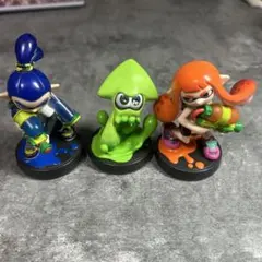 スプラトゥーン amiibo ボーイ イカ ガール 3体セット ※ボーイジャンク