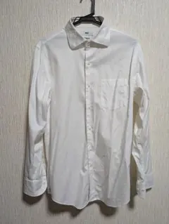 UNIQLO　ワイシャツ　セミワイド　スーパーノンアイロン　Lスリムフィット