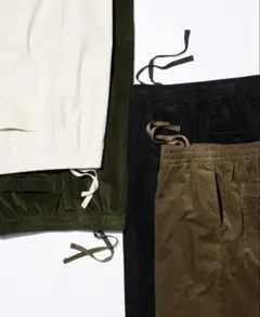 UNIQLO コーデュロイ　イージーアンクルパンツ　Sサイズ　黒　ユニセックス
