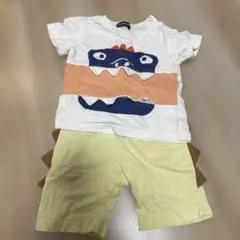 LITTLE BEAR CLUB 恐竜デザイン Tシャツ　半袖半ズボン　セットのサムネイル