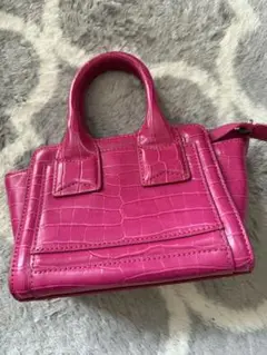 ZARA ピンク ハンドショルダーバッグ