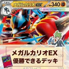 24時間以内発送✨ ガチ構築　メガルカリオex 構築済みデッキ　ポケモンカード