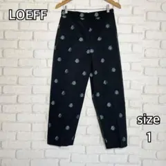 新品未使用タグ付！LOEFF レモンジャガードパンツ レモン ロエフ