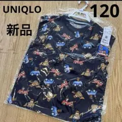 新品　ユニクロ　パウパトロール　120 半袖Tシャツ　トップス　チェイス　総柄
