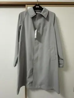 グレー ステンカラーコート