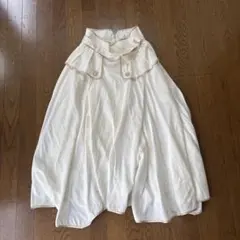 LANVIN en Bleuアイボリー ロングスカート サイズ38