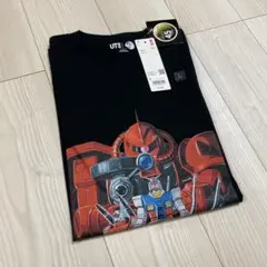 新品タグ付き　ユニクロ　UT 機動戦士ガンダム 45周年　半袖　Tシャツ　黒　L
