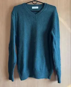 back number ニット　Lサイズ　グリーン