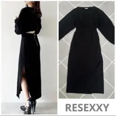 RESEXXY❤️バックオープンスウェットワンピース