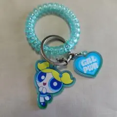 パワーパフガールズ　バブルス　スプリングゴム　1点