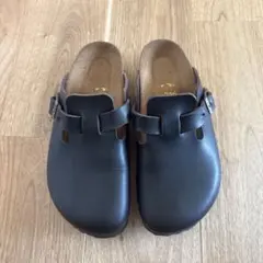 BIRKENSTOCK London サボ クロッグ ブラック 39 - メルカリ