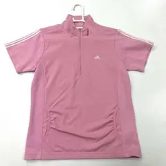 adidas ポロシャツ レディース M ピンク系