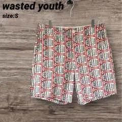 wasted youth ウエステッドユース ハーフパンツ 総柄のサムネイル