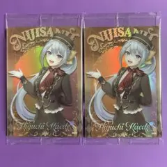 にじさんじ　ウエハース2 No.19 樋口楓　2枚セット