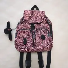 Kipling リュック ピンク レオパード柄のサムネイル