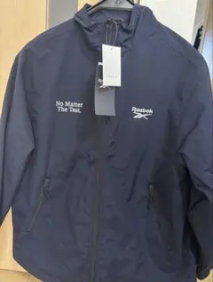 Reebok スモールベクターナイロントラックジャケット M ネイビー